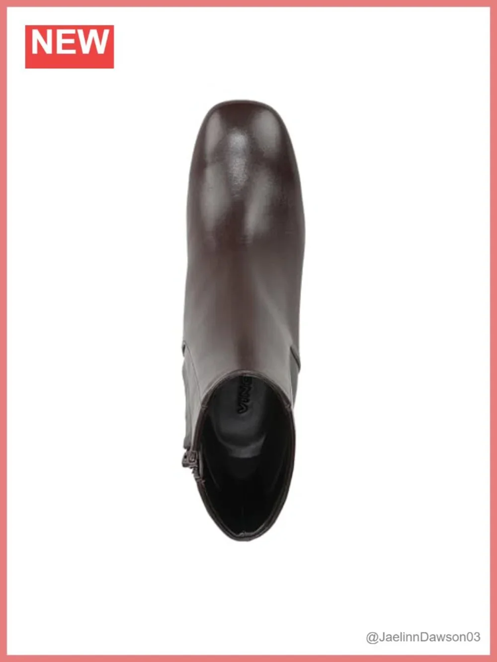 Vince Kellan Zip Short Boots Leather Ankle Boots Block Heel